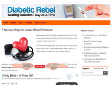 Tablet Screenshot of diabeticrebel.com